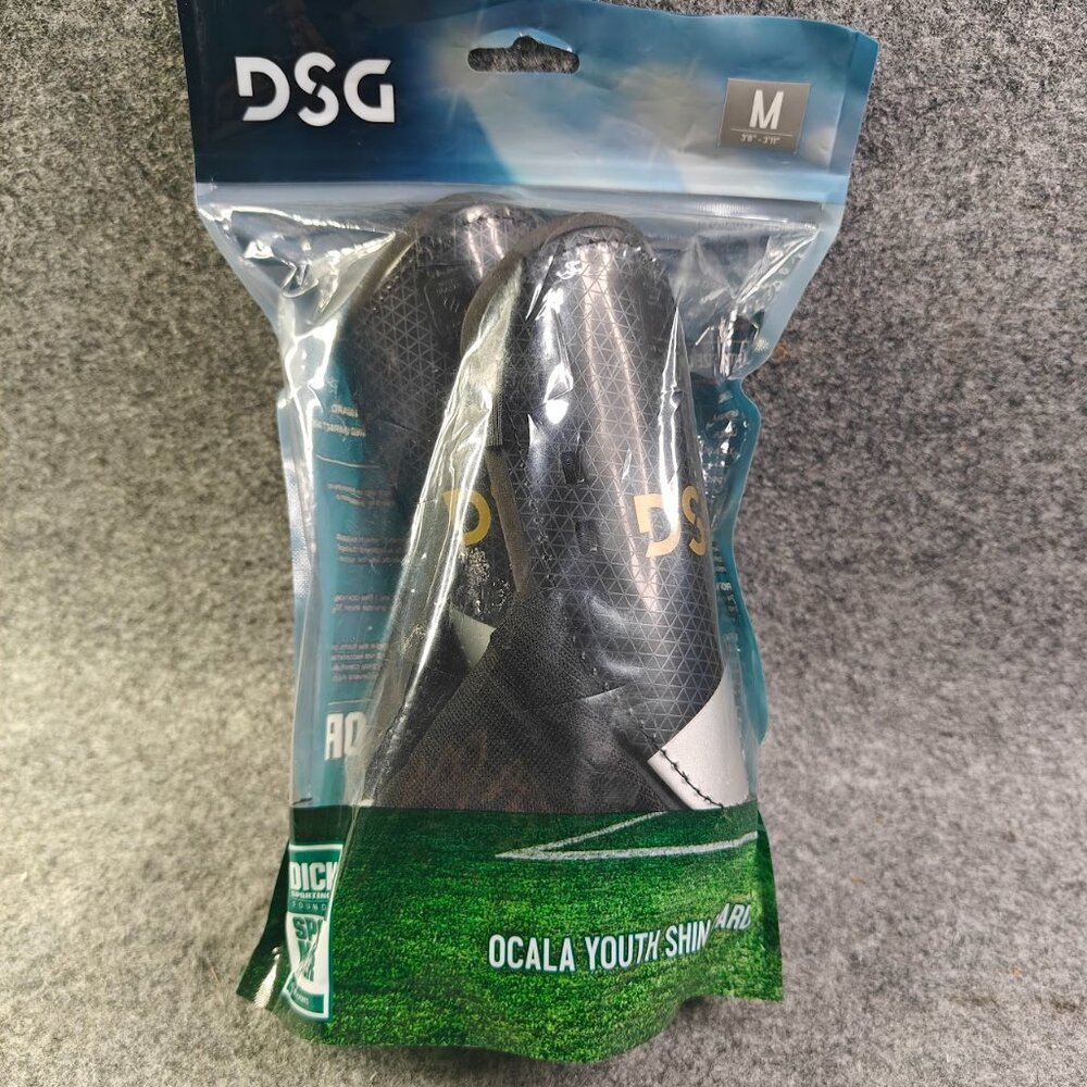 DSG Ocala Youth Shin Guards Size M Soccer Protective Gear New Without Tags